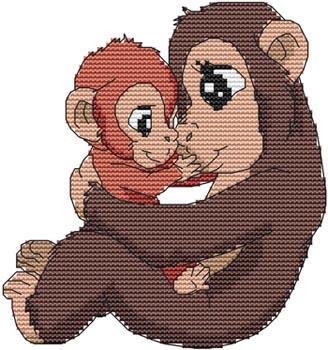 Momma N Me Monkey